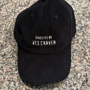 Wes Craven Black Baseball Cap